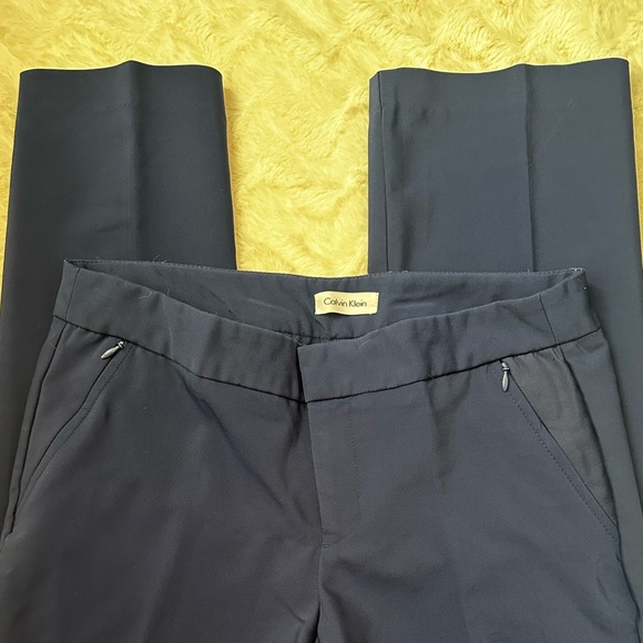 Calvin Klein Women’s size 8 Navy Dress Pants - Picture 1 of 6